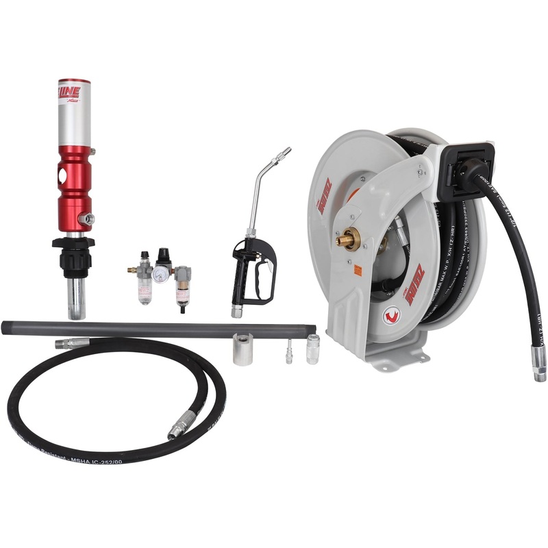 ZE1730PK-55-400  5:1 Premium Series Pump Kit 55-Gal w/reel & nozzle