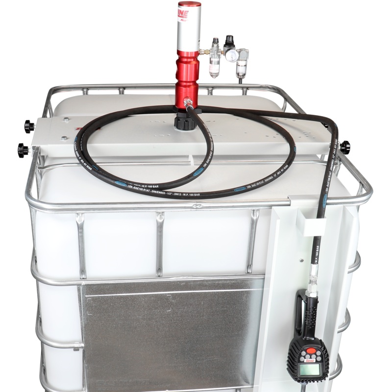 ZE1730PK-IBC-300 – 5:1 Premium Series Pump Kit IBC w/hose & preset meter