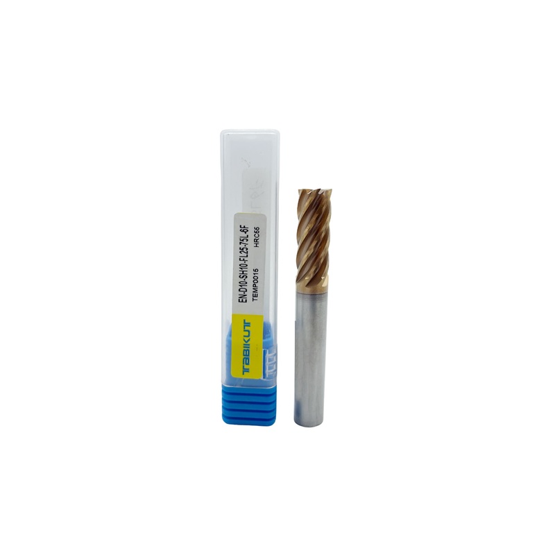 10 mm 5 flute cutter hrc55 bronze  coating pack of 1