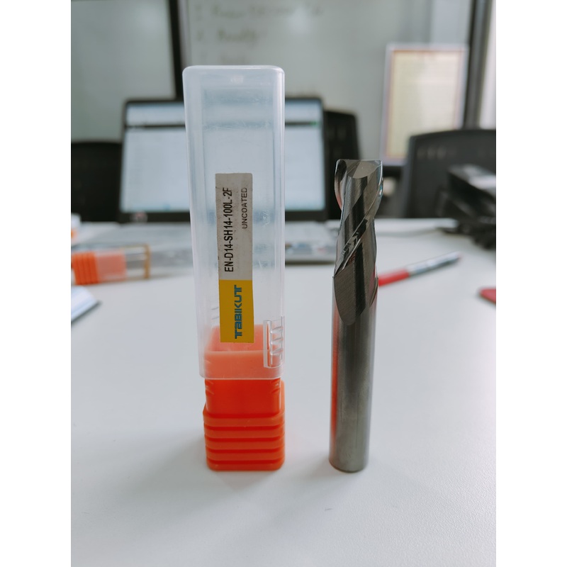 2 flute 14 mm cutter uncoated pack of 1