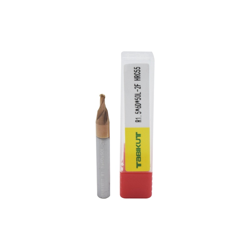 6 mm Shank 3 mm ballnose 55 HRC Tabikut pack of 1