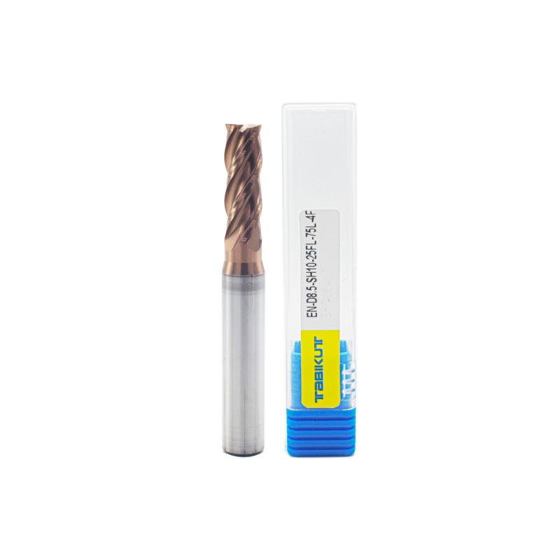 8.5 mm Endmill 55 HRC 4 Flutes Total Length Is 75 MM pack of 1
