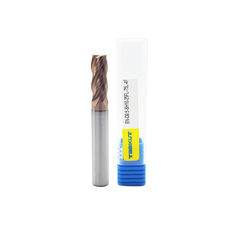 9.5 mm Endmill 55 HRC 4 Flutes Total Length Is 75 MM pack of 1