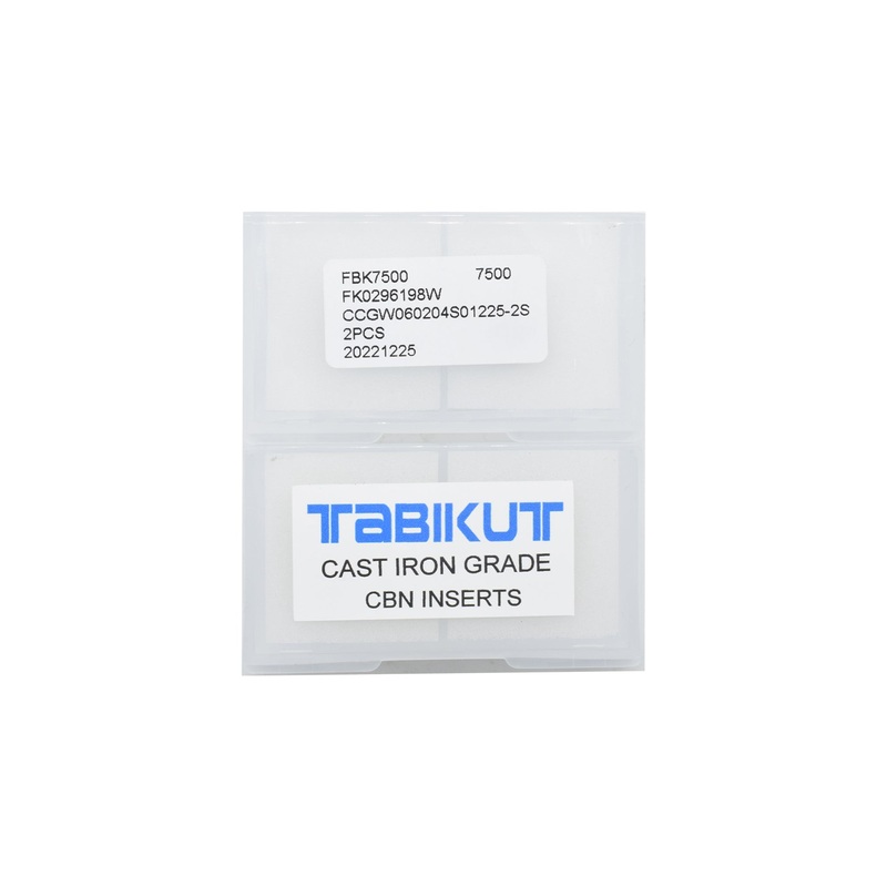 CBN CCGW060204 for cast iron machining pack of 2 inserts