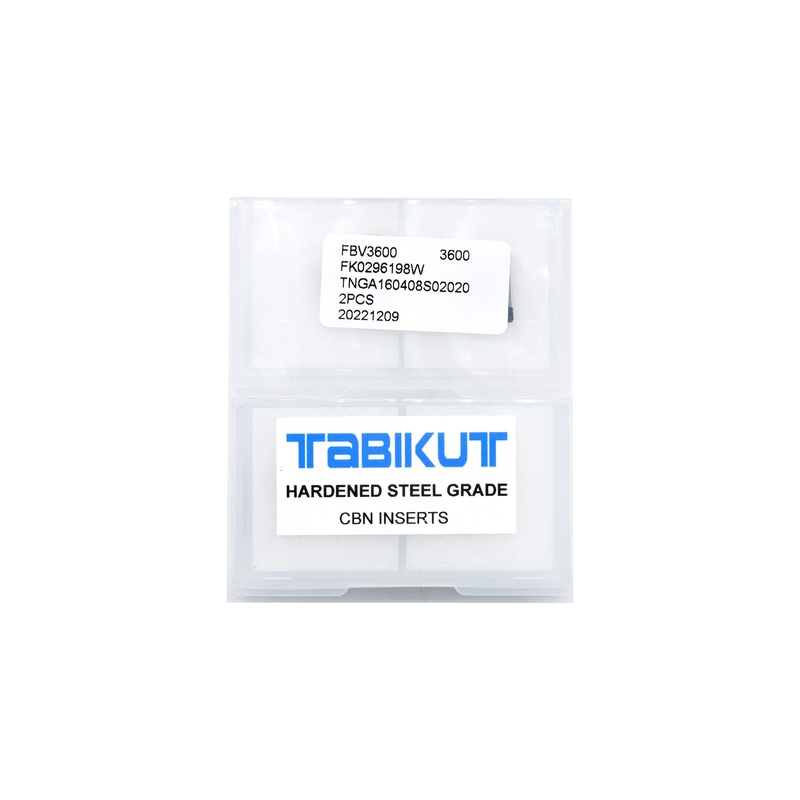 CBN CCGW060204 for HARDENED STEEL machining pack of 2 inserts