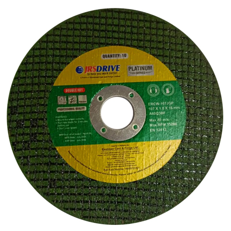 Cutting Wheel 107mm Green (1mm) Double Net – Platinum Series pack of 10