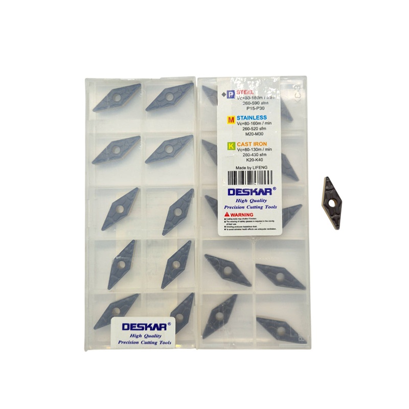 Deskar VNMG160408 TM LF9218 steel and stainless steel grade pack of 10