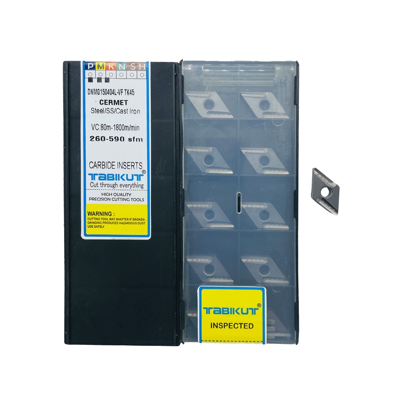 DNMG150404 LEFT HAND VF PROFILE TK45 Cermet insert pack of 10