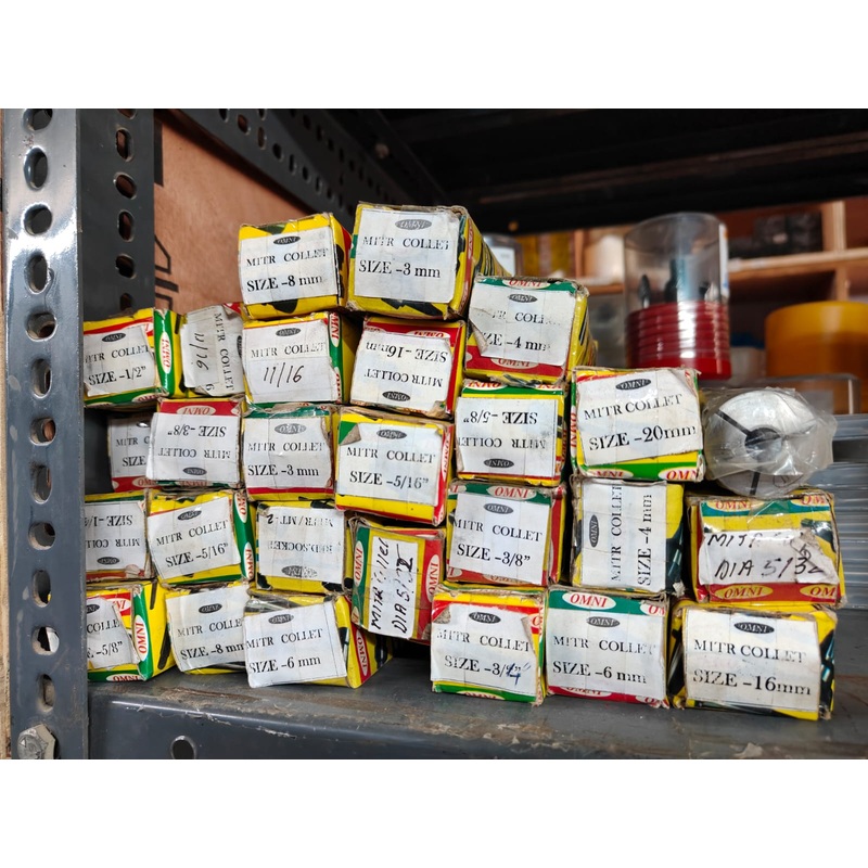 R8 COLLETS PACK OF 1|R8 COLLET 11/16 INCH|R8 COLLET 1/4 INCH|R8 COLLET 5/8 INCH|R8 COLLET 3/4 INCH|R8 COLLET 5/16 INCH|R8 COLLET 3 MM