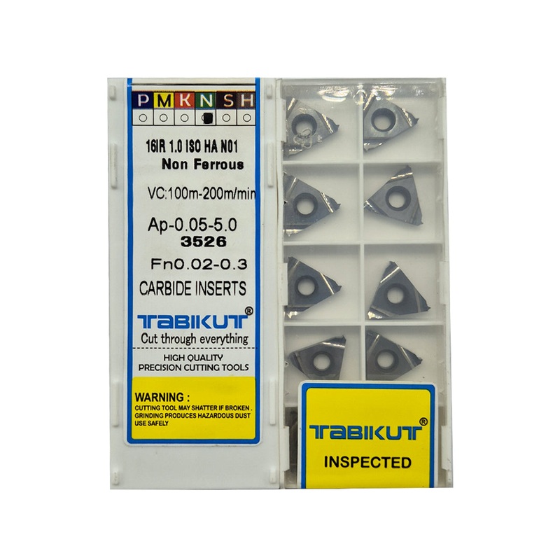 Threading 16IR-1.0 ISO HA N01 aluminum machining insert pack of 10