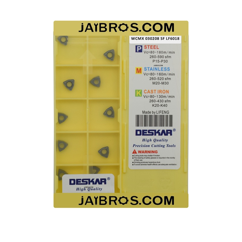 WCMX030208 LF6018 deskar steel grade pack of 10