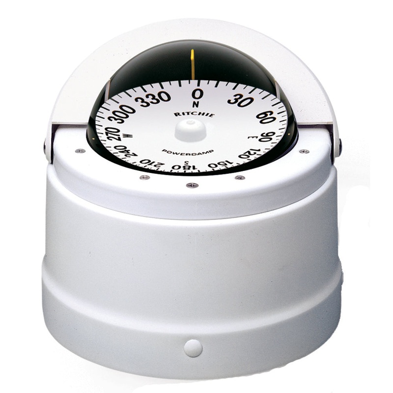 Ritchie DNW-200 Navigator Compass – Binnacle Mount – White [DNW-200]