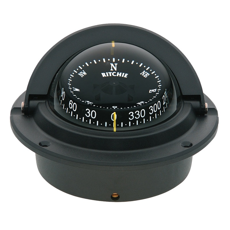 Ritchie F-83 Voyager Compass – Flush Mount – Black [F-83]