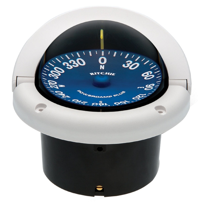 Ritchie SS-1002W SuperSport Compass – Flush Mount – White [SS-1002W]