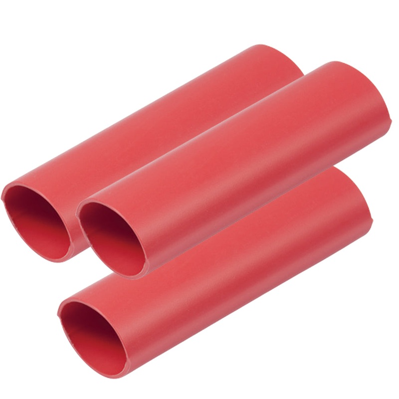 Ancor Heavy Wall Heat Shrink Tubing – 3/4 x 12 – 3-Pack – Red [326624]
