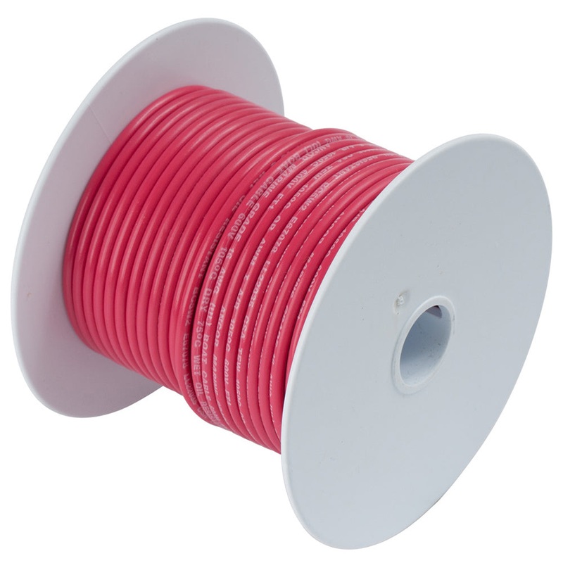 Ancor Red 12 AWG Tinned Copper Wire – 250′ [106825]