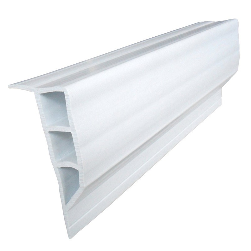Dock Edge Standard PVC Full Face Profile – 16′ Roll – White [1160-F]
