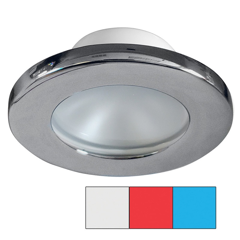 i2Systems Apeiron A3120 Screw Mount Light – Red, Cool White & Blue – Brushed Nickel Finish [A3120Z-41HAE]