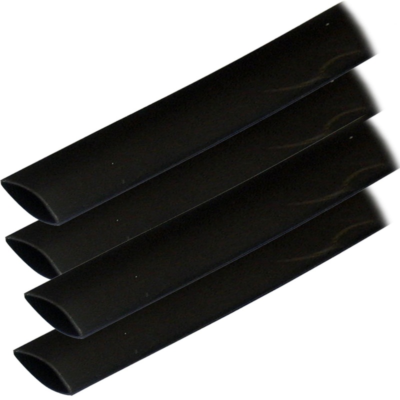 Ancor Adhesive Lined Heat Shrink Tubing (ALT) – 3/4 x 6 – 4-Pack – Black [306106]