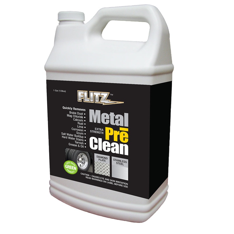 Flitz Metal Pre-Clean – All Metals Including Stainless Steel – Gallon Refill [AL 01710]
