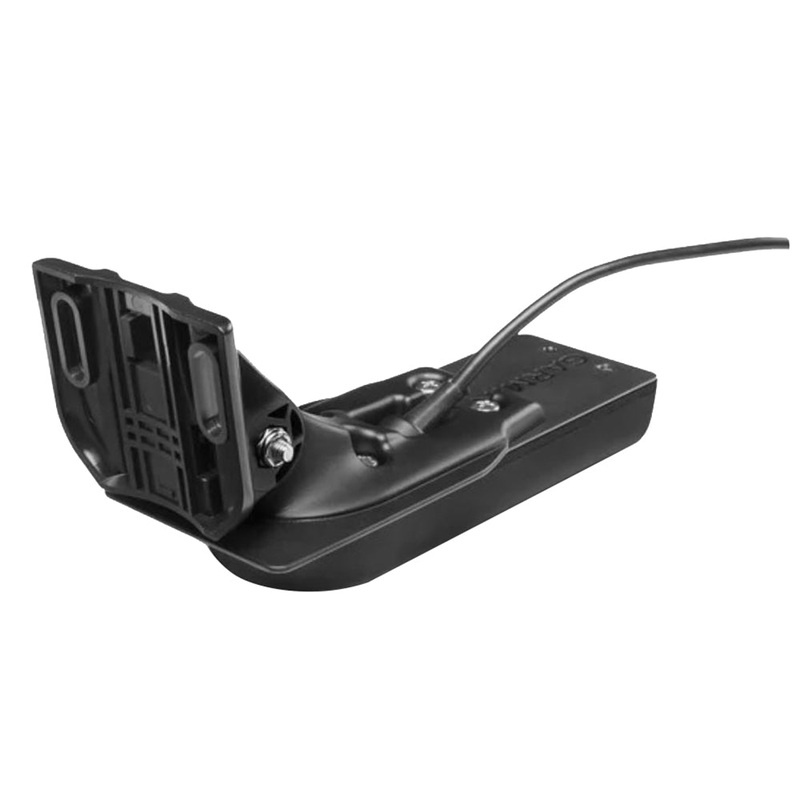 Garmin GT52HW-TM Plastic, TM or Trolling Motor Transducer, High Wide CHIRP/DownV/SideV – 455/800kHz, 500W [010-12405-00]