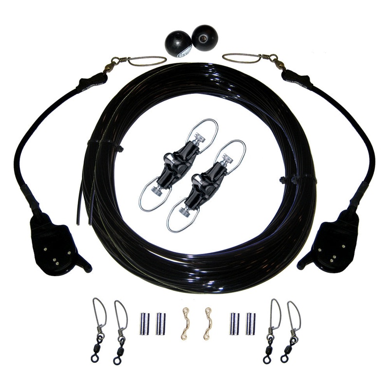 Rupp Single Rigging Kit W/Lok-Ups & Nok-Outs – 160′ Black Mono [CA-0172-MO]