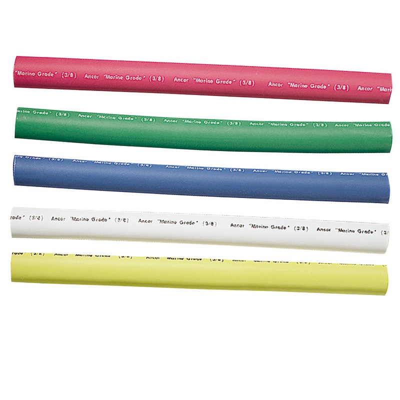 Ancor Adhesive Lined Heat Shrink Tubing – 5-Pack, 6, 12 to 8 AWG, Assorted Colors [304506]