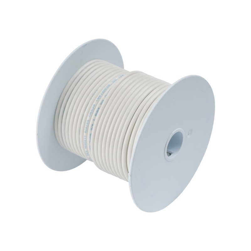 Ancor White 12 AWG Tinner Copper Wire – 100′ [ 106910]