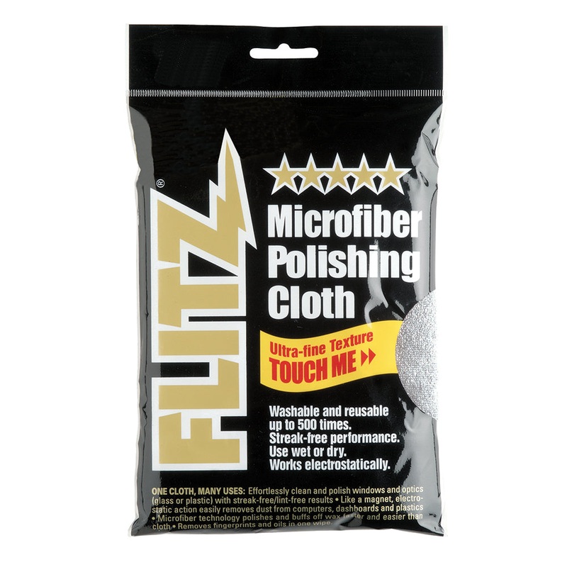 Flitz Microfiber Polishing Cloth – 16 x 16 – Single Bag [MC200]