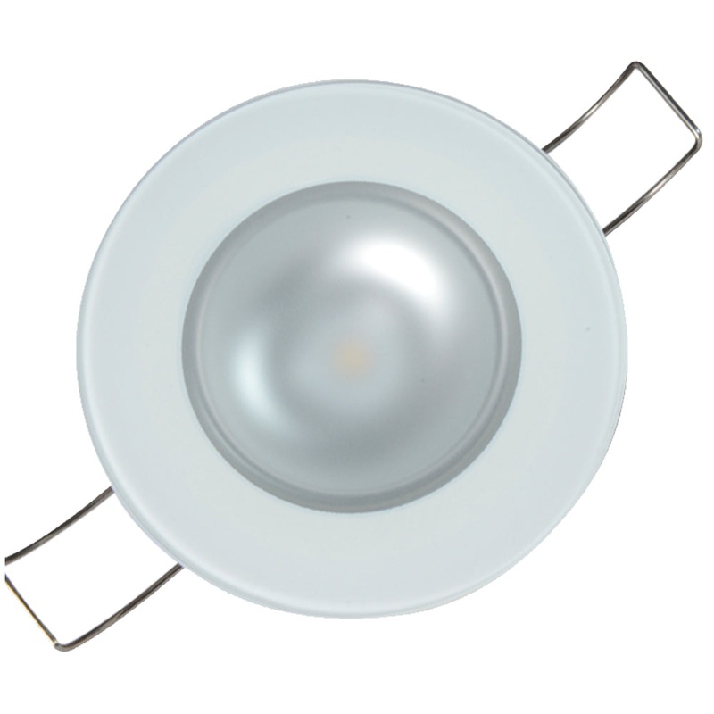 Lumitec Mirage Flush Mount Down Light Spectrum RGBW – Glass Bezel [113197]