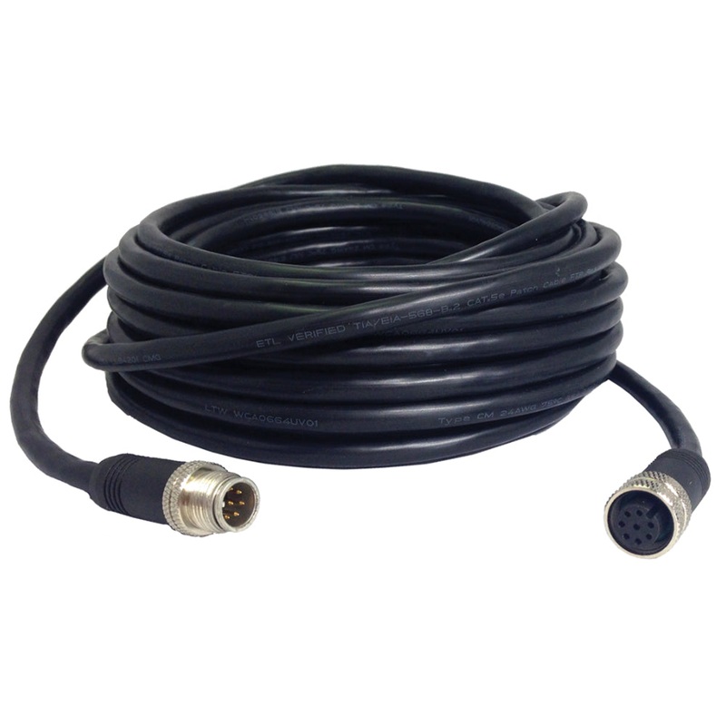 Humminbird AS ECX 30E Ethernet Cable Extender – 8-Pin – 30′ [760025-1]