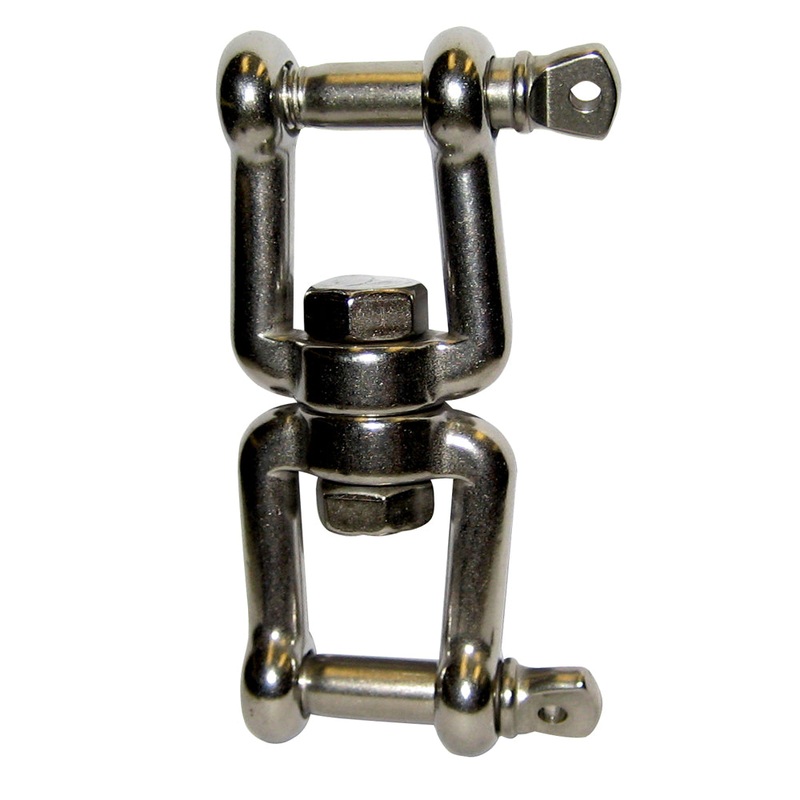 Quick SW10 Anchor Swivel – 10mm Stainless Steel Jaw Jaw Swivel – f/16-44lb. Anchors [MSVGGGX10000]