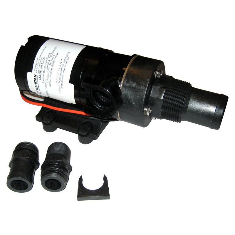 Raritan Macerator Pump – 12v w/Barb Adapter [5310012]