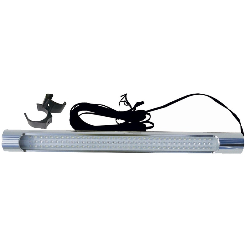 Taco T-Top Tube Light w/Aluminum Housing – White/Red LEDs [F38-2050R-1]
