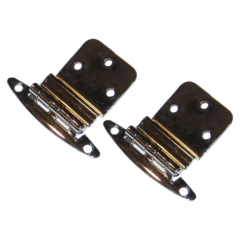 Perko Chrome Plated Brass 3/8 Inset Hinges [0271DP0CHR]