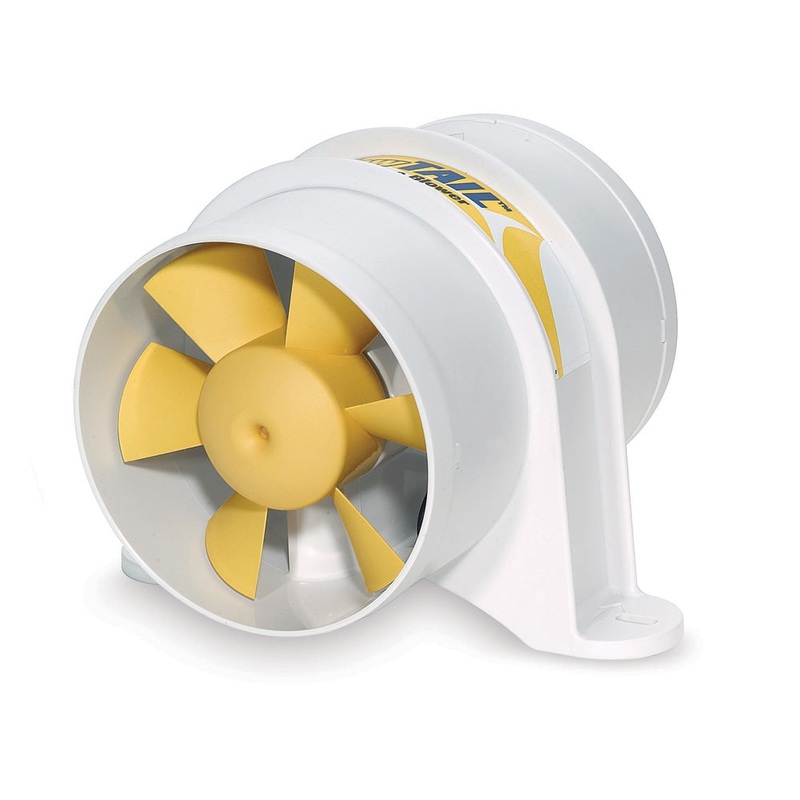 Shurflo by Pentair YELLOWTAIL 4 Marine Blower – 12 VDC, 215 CFM [277-4110]