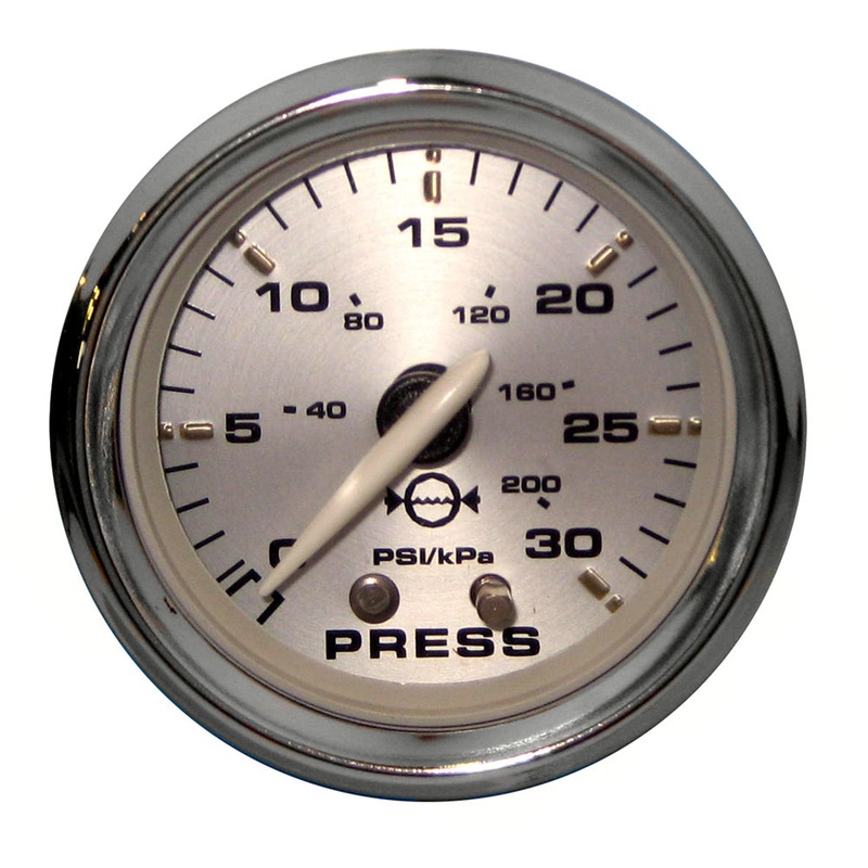 Faria Kronos 2 Water Pressure Gauge Kit – 30 PSI [19007]
