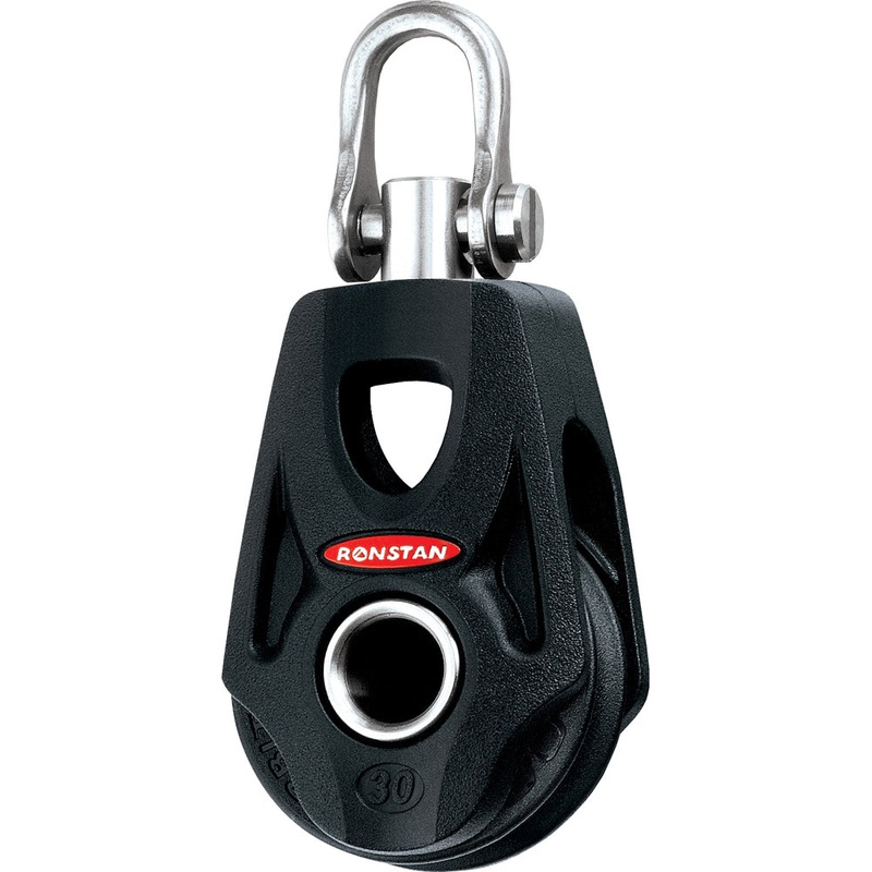 Ronstan Series 30 Ball Bearing Orbit Block – Single – Becket – Swivel Shackle Head [RF35100]