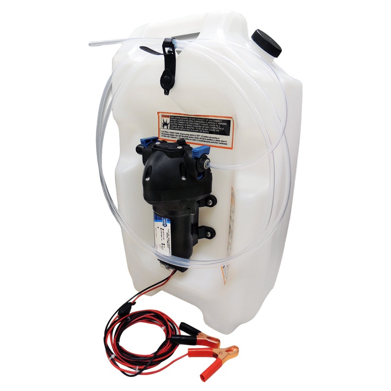 Jabsco Flat Tank Oil Changer System – 3-1/2 Gallon Tank – 12V [17860-2012]