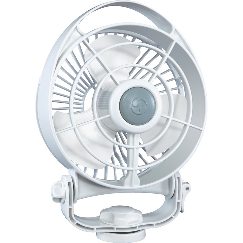 SEEKR by Caframo Bora 748 12V 3-Speed 6 Marine Fan – White [748CAWBX]