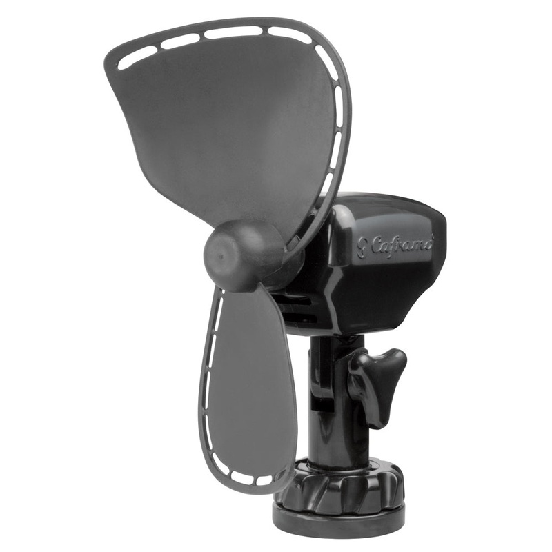 SEEKR by Caframo Ultimate 747 12V 2-Speed 7 Fan w/Lighter Plug – Black [747DCBCS]