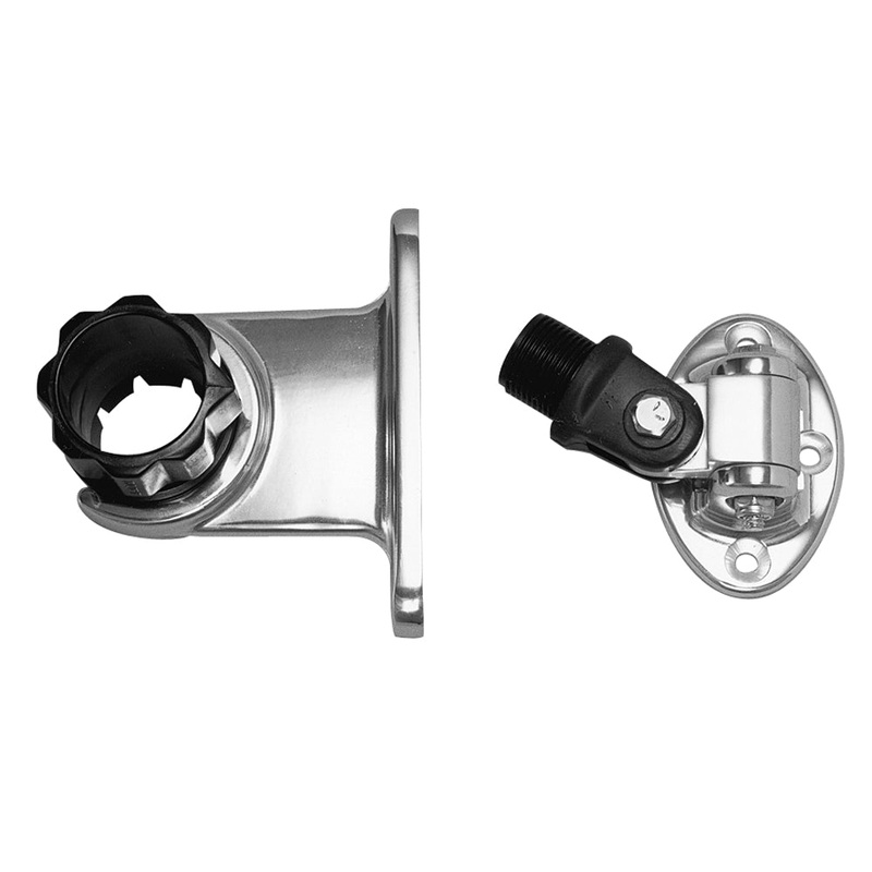 Rupp Standard Antenna Mount Support w/4-Way Base & 1.5 Collar [PAK-0001]