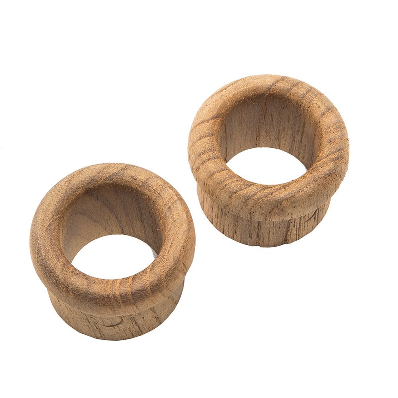 Whitecap Teak Finger Pull – 5/8 Barrel Length – 2 Pack [60145-A]