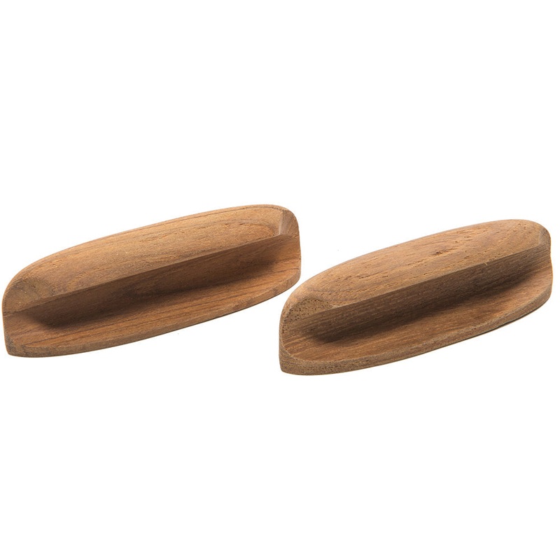 Whitecap Teak Oval Drawer Pull – 4L – 2 Pack [60147-A]
