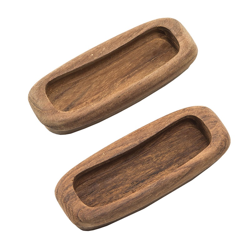 Whitecap Teak Rectangular Drawer Pull – 3-1/4L – 2 Pack [60135-A]