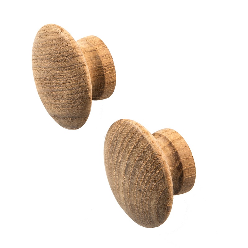Whitecap Teak Round Drawer Knob – 2 – 2 Pack [60120-A]