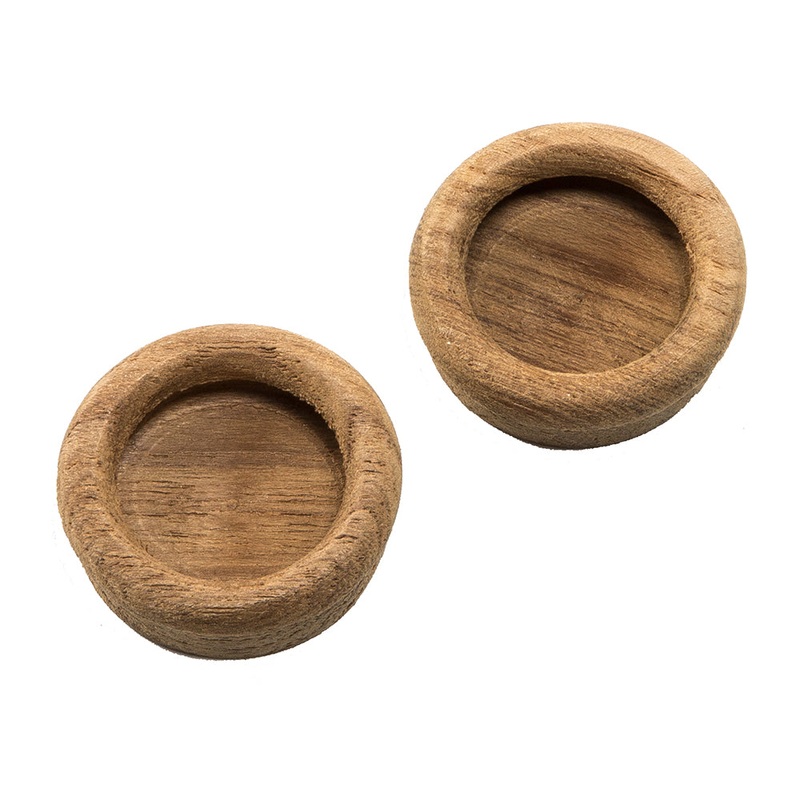 Whitecap Teak Round Drawer Pull – 1-3/8 Round – 2 Pack [60127-A]