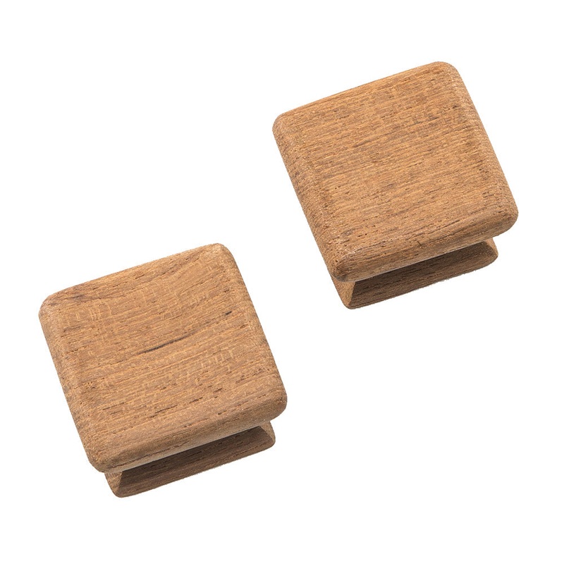 Whitecap Teak Square Drawer Knob – 1-1/8 – 2 Pack [60130-A]