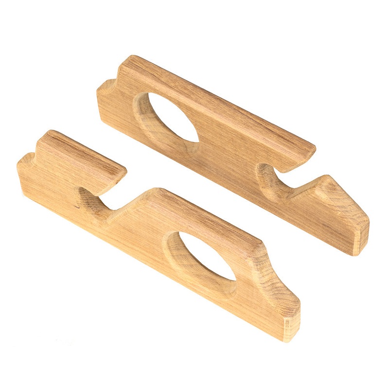 Whitecap Teak Two-Rod Storage Rack – Pair [60610]
