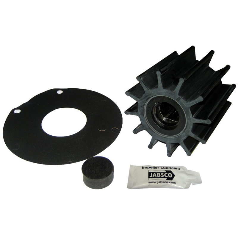 Jabsco Impeller Kit – 12 Blade – Neoprene – 3- Diameter – Plastic Insert – Double Flat Drive [17370-0001-P]